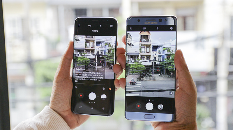 So sánh Galaxy Note FE và Galaxy S8 So sánh Galaxy Note FE và Galaxy S8