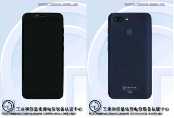 Gionee F6 TENAA