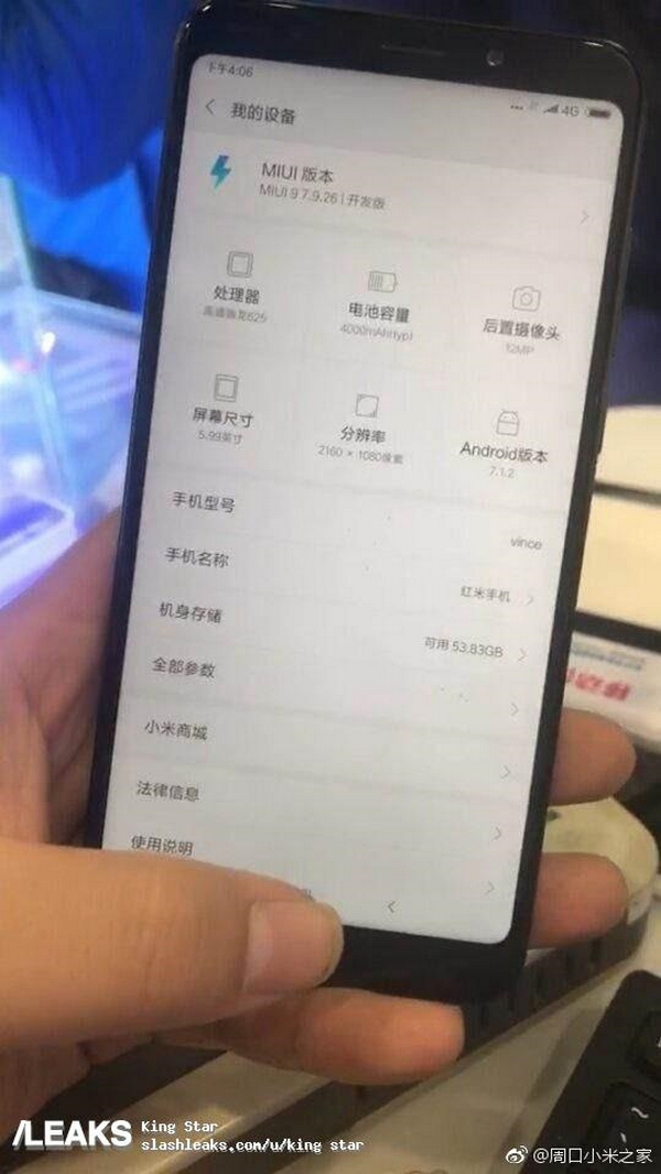 Redmi Note 5 xuất hiện hình ảnh thực tế trên tay người dùng Redmi Note 5 xuất hiện hình ảnh thực tế trên tay người dùng