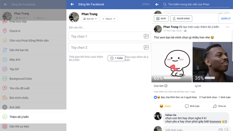 tạo poll trên facebook cá nhân tạo poll trên facebook cá nhân