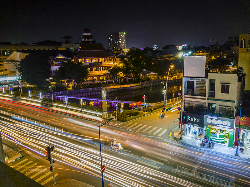 Chụp phơi sáng trên Galaxy Note 8