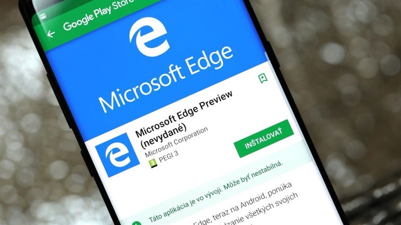 Trình duyệt Microsoft Edge đạt hơn 1 triệu lượt tải xuống trên kho ứng dụng CH Play