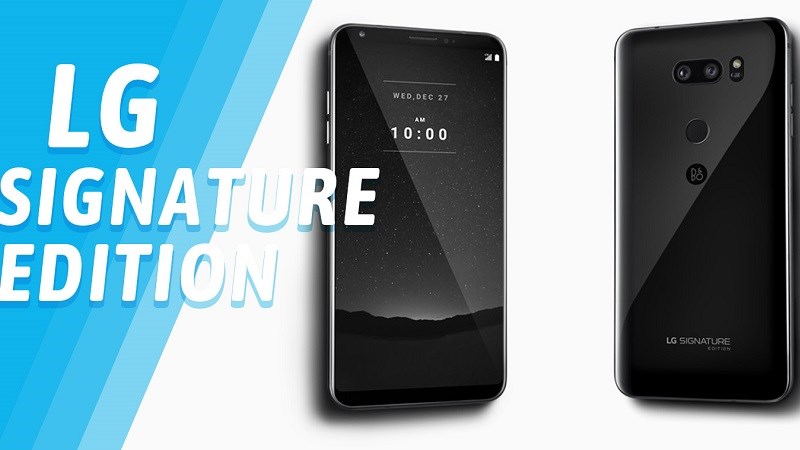 LG ra mắt smartphone Signature, giá đắt hơn cả iPhone X