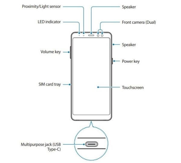 Galaxy A8, Galaxy A8+ (2018) lộ ảnh trang bị camera selfie kép, màn hình vô cực