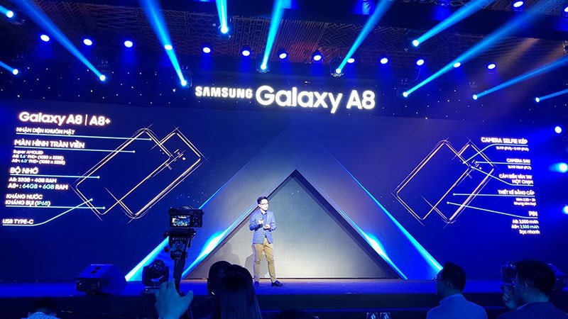 Galaxy A8 & A8+ (2018) cập bến VN: Giá 10.99 triệu và 13.49 triệu