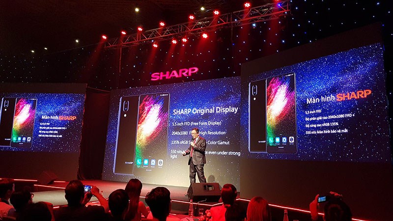 Sharp ra mắt Aquos S2 màn hình tràn viền tại VN, giá 6.99 triệu