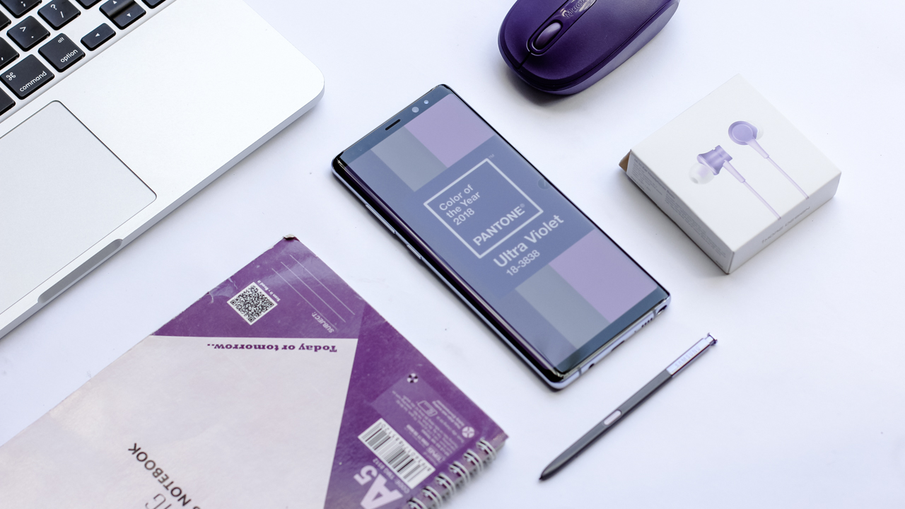 Trên tay Galaxy Note 8 Orchid Gray 