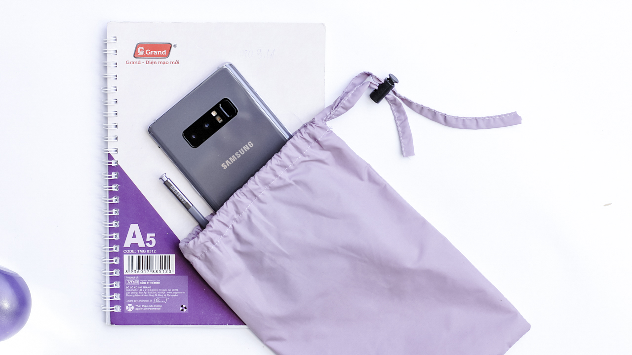 Trên tay Galaxy Note 8 Orchid Gray 