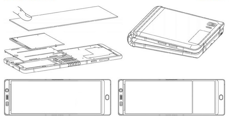 Xuất hiện thêm một bằng sáng chế của Samsung về smartphone màn hình gập Galaxy X