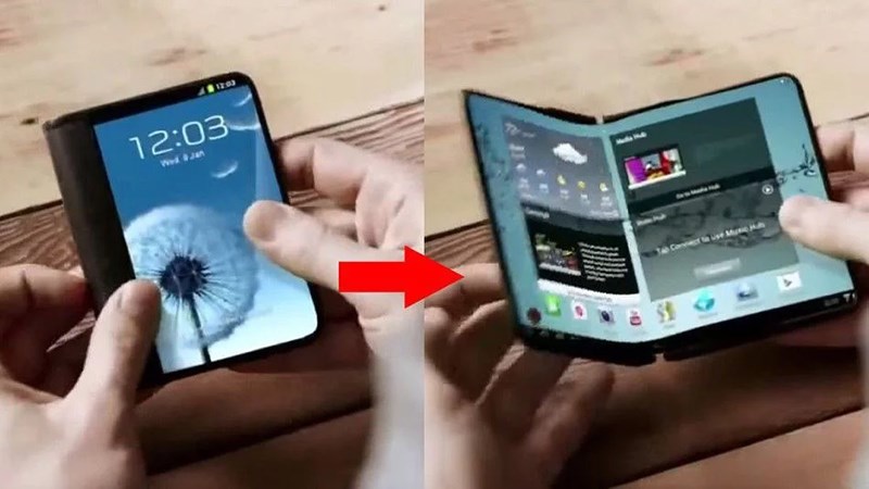 Smartphone màn hình gập Samsung