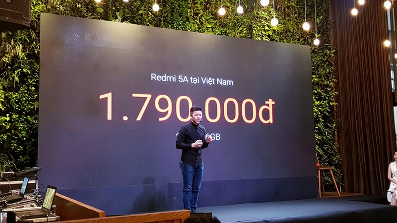 Xiaomi Redmi 5A camera 13MP, chip Snapdragon ra mắt tại Việt Nam với giá chỉ 1.79 triệu