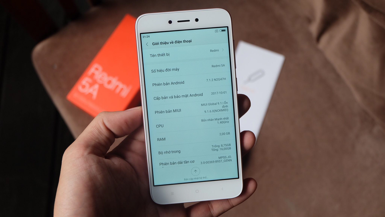 Mở hộp Xiaomi Redmi 5A 