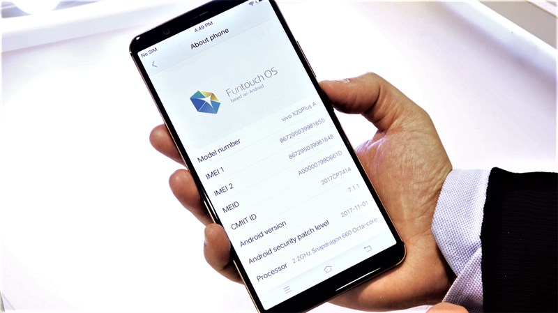 Trên tay nhanh Vivo X20 Plus UD