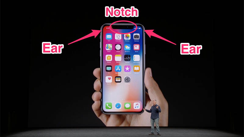notch_ iPhone X notch_ iPhone X