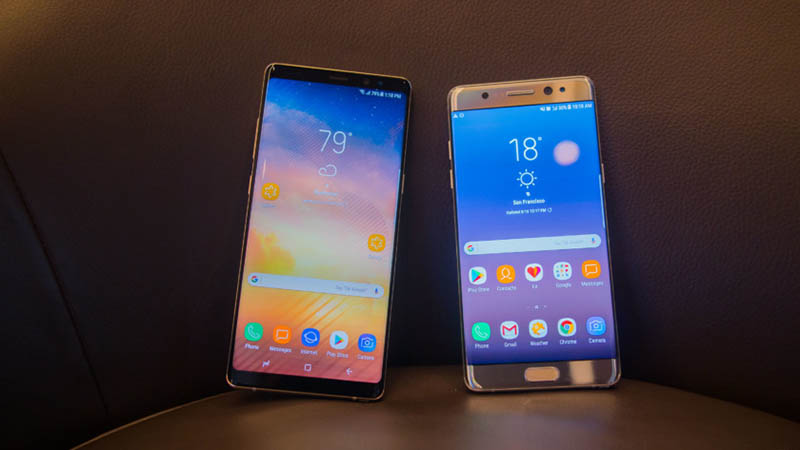 Galaxy Note 8 vs Galaxy Note FE