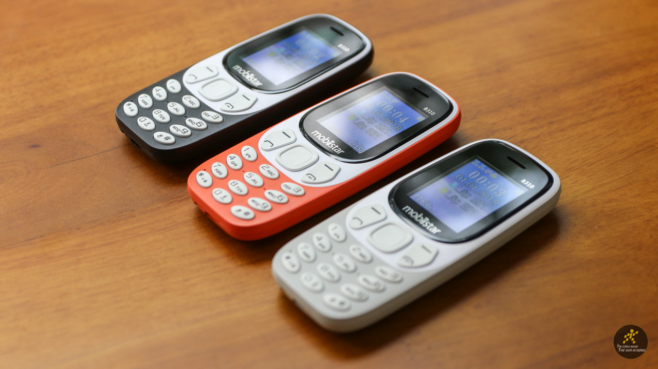 Đọ dáng Mobiistar B310 và Nokia 3310