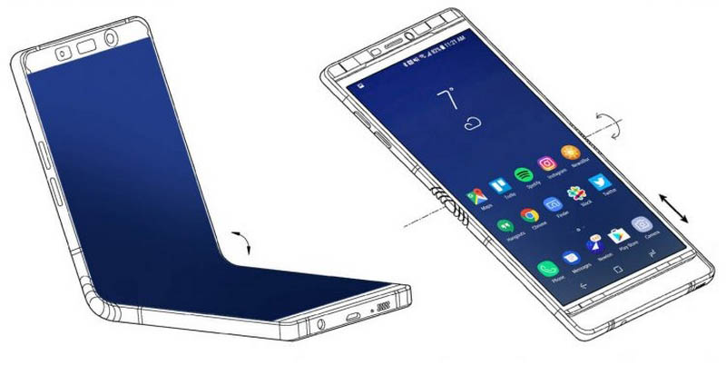 Bằng sáng chế điện thoại Samsung màn hình uốn cong