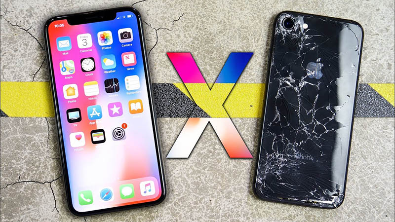 Thử thả rơi iPhone X Thử thả rơi iPhone X