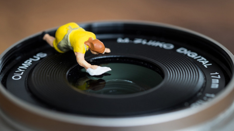 Giữ ống kính camera sạch sẽ Giữ ống kính camera sạch sẽ