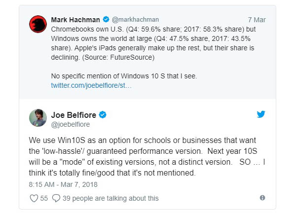 Thông báo của lãnh đạo Microsoft
