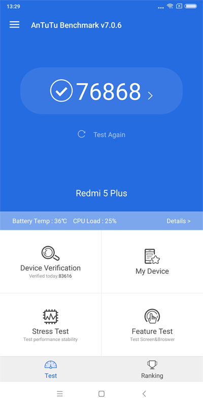 antutu redmi 5 plus