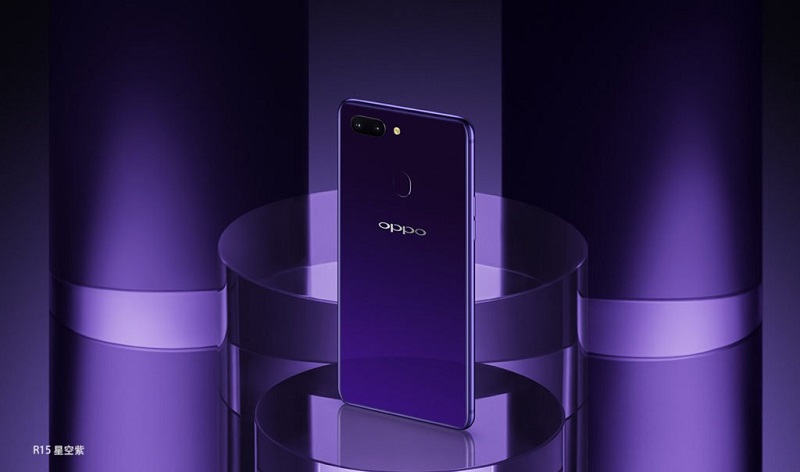 OPPO R15 màu Tím Starry OPPO R15 màu Tím Starry