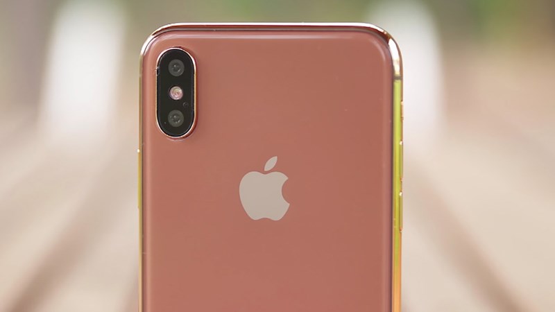 iPhone X vàng đồng