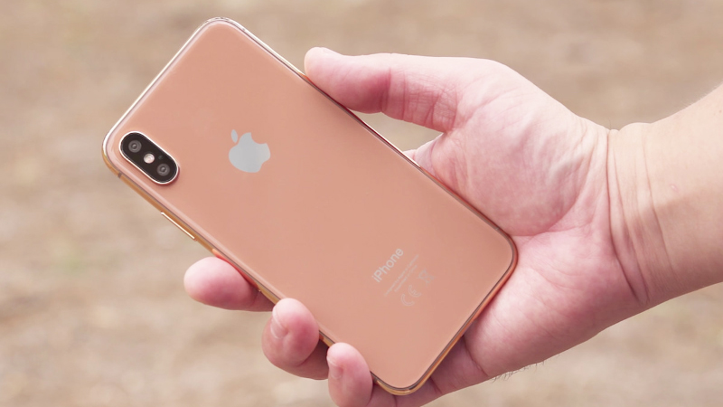iPhone X vàng đồng