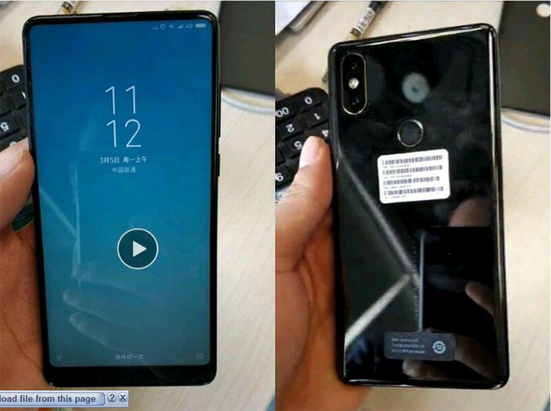 xiaomi mi mix 2s xiaomi mi mix 2s