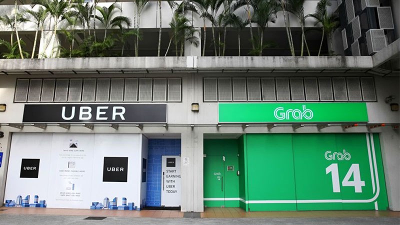 Uber sát nhập Grab Uber sát nhập Grab