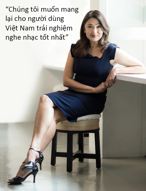 Bà Sunita - Đại diện Spotify Bà Sunita - Đại diện Spotify