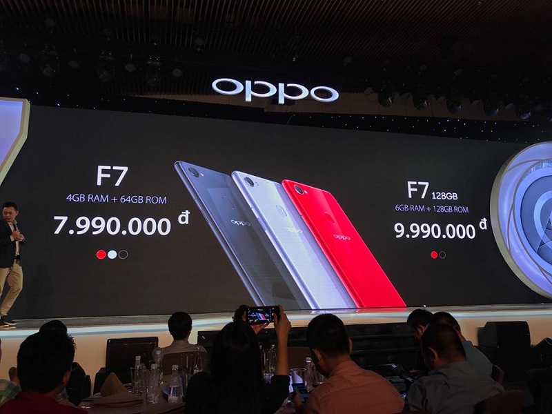 OPPO F7 ra mắt tại VN: Camera selfie 25 OPPO F7 ra mắt tại VN: Camera selfie 25