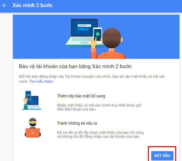 Cách thiết lập xác thực hai yếu tố