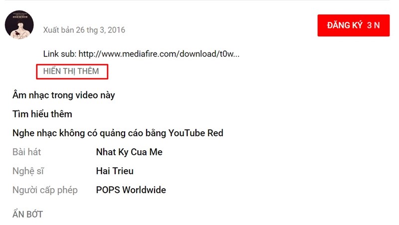 Tính năng Âm nhạc trong video này trên YouTube nền web Tính năng Âm nhạc trong video này trên YouTube nền web
