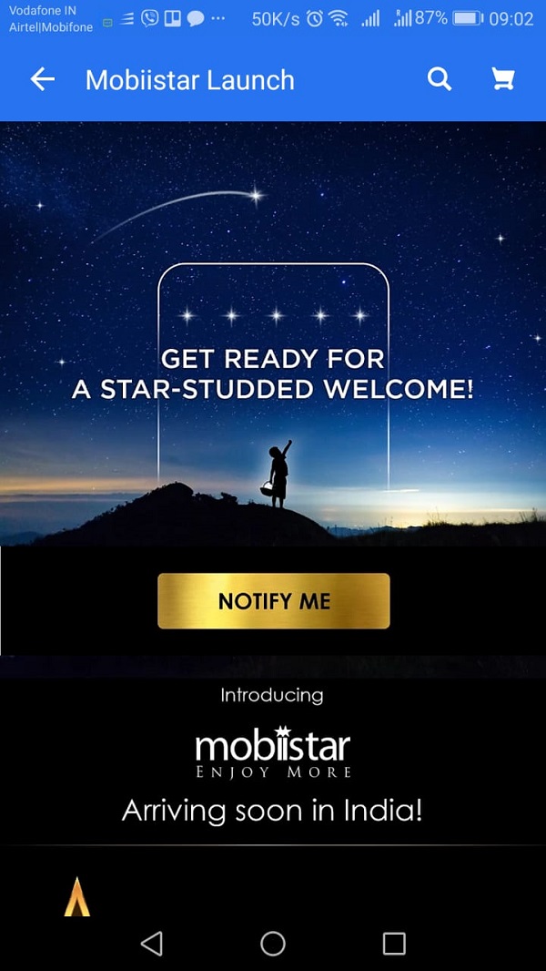 Mobiistar chính thức ra mắt tại thị trường Ấn Độ vào ngày 23.05.2018