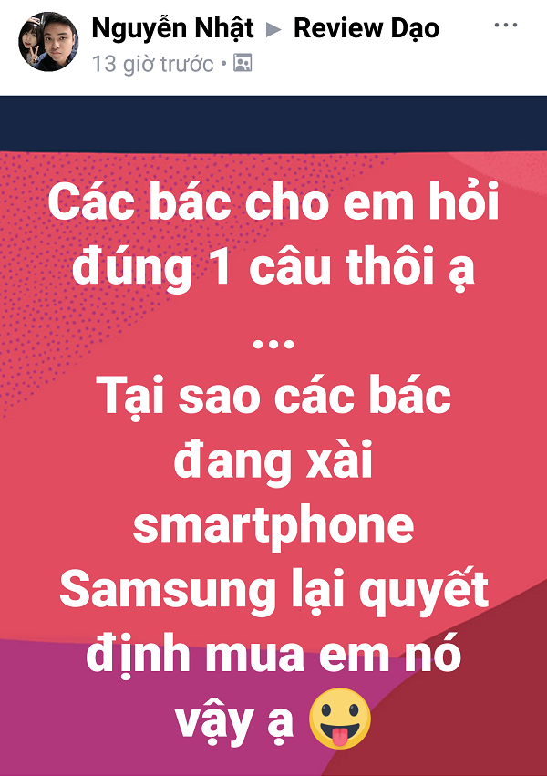 Vì sao người dùng lại quyết định mua smartphone của Samsung? Vì sao người dùng lại quyết định mua smartphone của Samsung?
