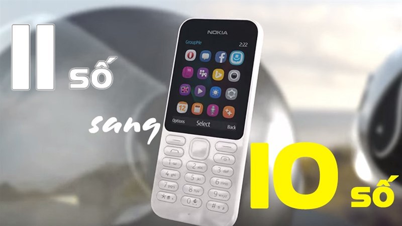 Đổi đầu số trên điện thoại cục gạch Đổi đầu số trên điện thoại cục gạch