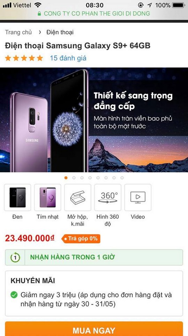 Hot sale: Galaxy J7 Pro giảm 500k, Galaxy S9+ giảm 3 triệu, chỉ 2 ngày