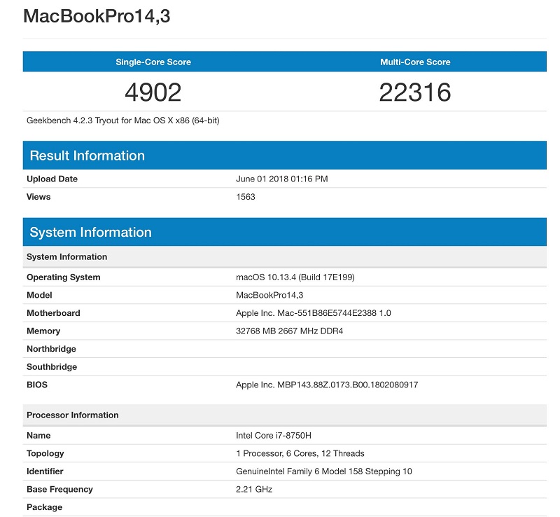 Macbook Pro mới