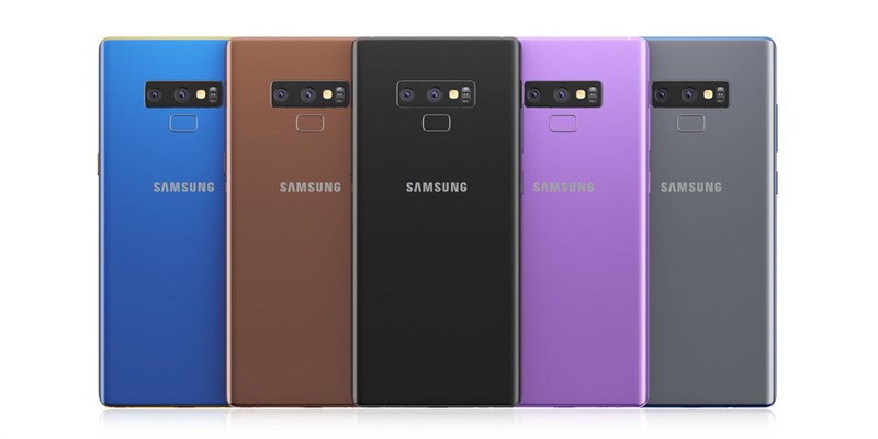 CÃ¹ng ngáº¯m Galaxy Note 9 trong bá» áº£nh render má»i