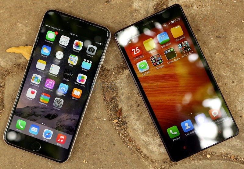 iPhone vs Xiaomi iPhone vs Xiaomi