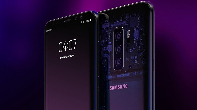 Galaxy A 2019 sẽ trang bị 3 camera mặt sau, cảm biến vân tay siêu âm