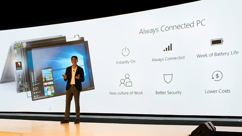 Sự cộng tác chặt chẽ từ Microsoft và Qualcomm Sự cộng tác chặt chẽ từ Microsoft và Qualcomm
