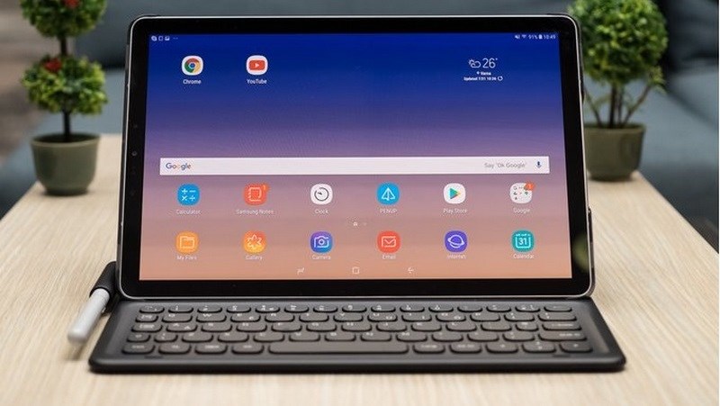 Galaxy Tab S4 chính thức ra mắt: Có cả S Pen, Dex chuyển đổi sang PC