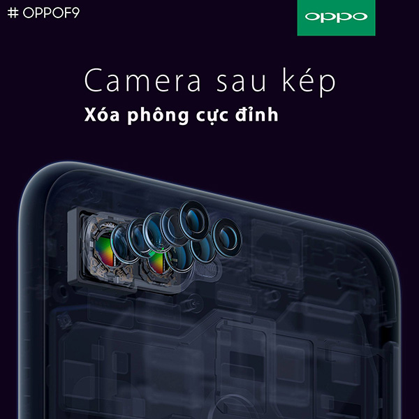 OPPO F9 màu đỏ camera kép OPPO F9 màu đỏ camera kép