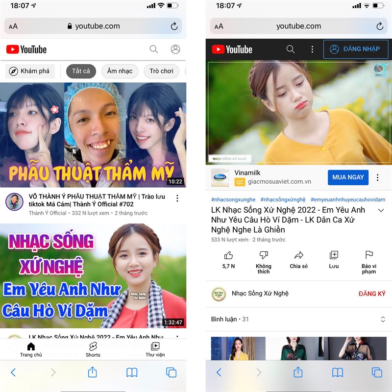 cách nghe nhạc YouTube khi tắt màn hình