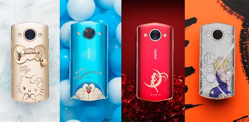 Meitu M8s Dragon Ball Z, Sailor Moon, Doraemon và Hello Kitty Meitu M8s Dragon Ball Z, Sailor Moon, Doraemon và Hello Kitty