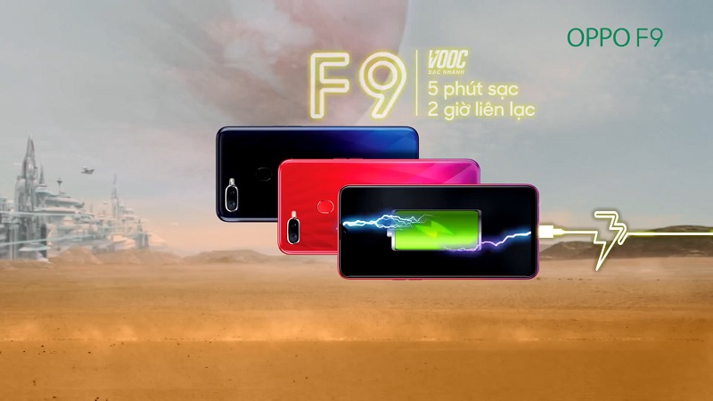 VOOC OPPO F9