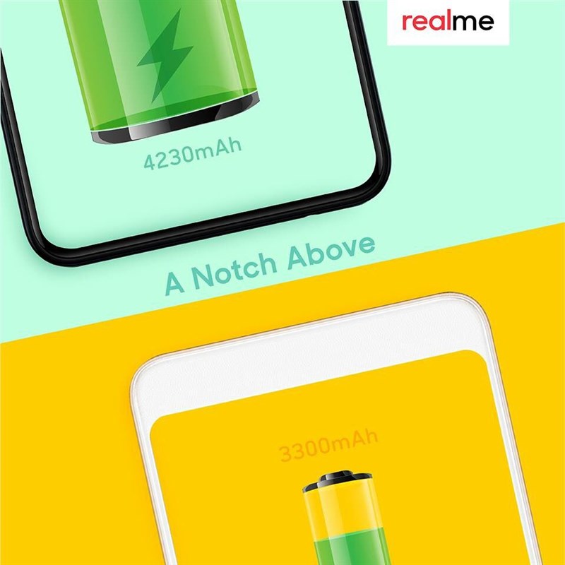 OPPO Realme 2 có pin dung lượng 4.200 mAh OPPO Realme 2 có pin dung lượng 4.230 mAh