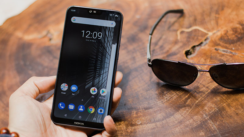 Nokia 6.1 Plus thiết kế hiển thị